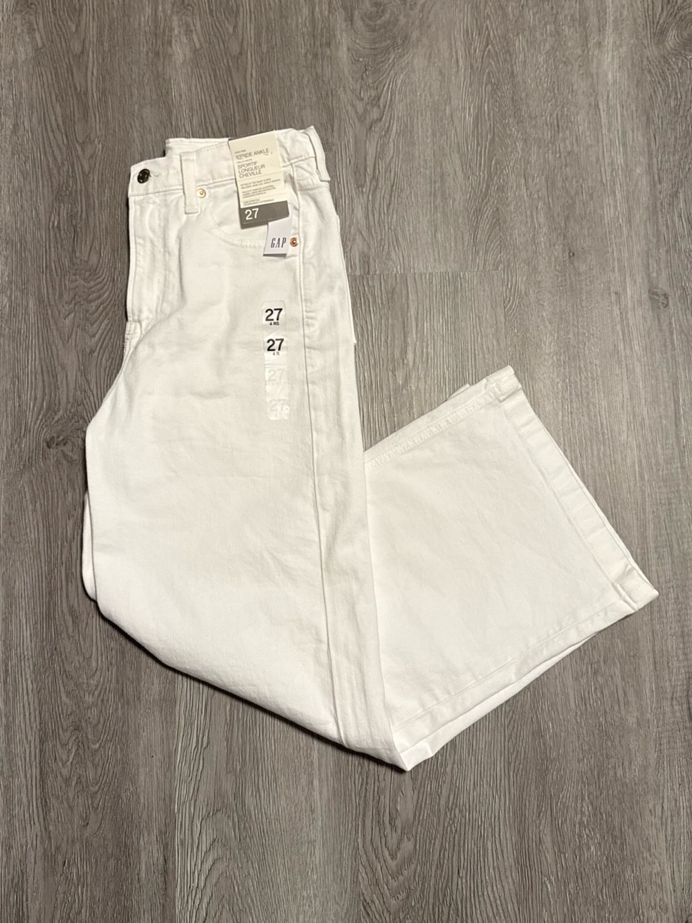 GAP High Rise Stride Wide-Leg Ankle Jeans